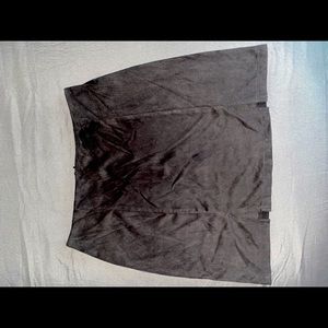 Black Velvet Pencil Skirt